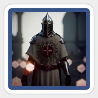 Knights Templar in The Holy Land Sticker